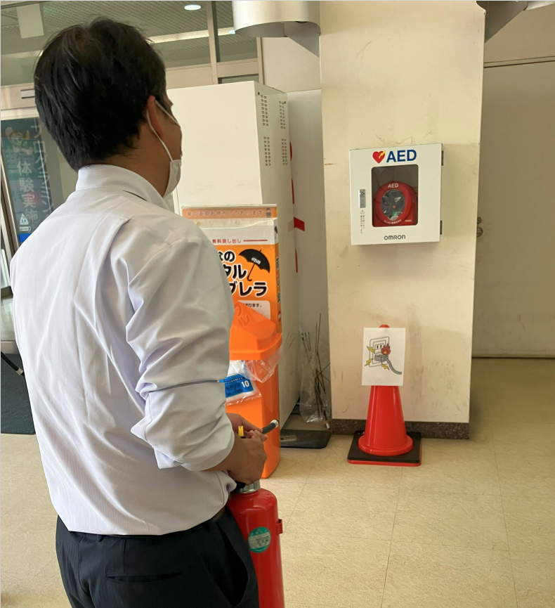 ランドビル火災訓練に参加してきました